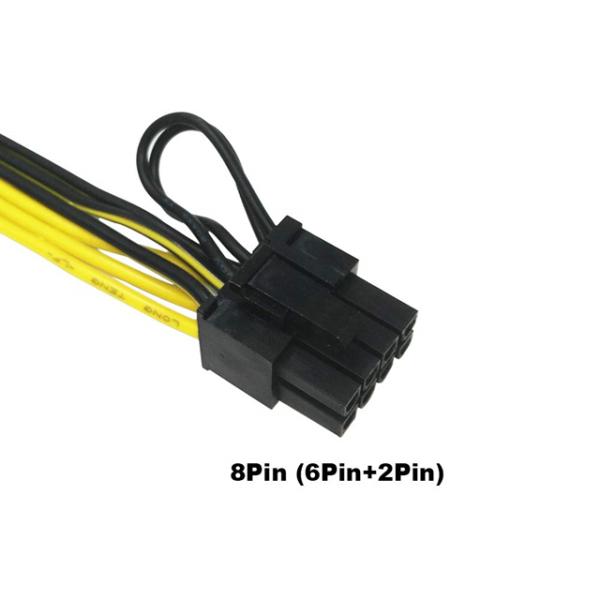 16AWG 12.5 Inches 6pin Power Cable Pci Express Power Adapter