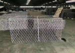 2.7mm-3.7mm Galvanised Gabion Boxes , Wire Cage Stone Retaining Walls