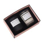 Christmas Luxury Packaging Home Scented Candles Colorful Glass Candle Jar