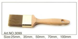 Wholesale Wooden handle pure natural bristle Chinese bristle synthetic mix paint brush No.3099 from china suppliers
