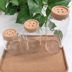 Wholesale LFGB Yuelin Glass Bottle Corks Lid Container Storage Jar 0.9*0.7in from china suppliers