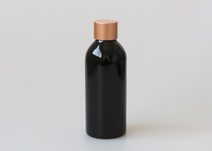 Support heat transfer printing 150ml matte Black Aluminum Cosmetic spray Bottles