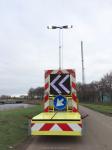 IP56 P10 Trailer LED Display Mobile Billboard For Traffic Road Safety