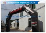 Giant Black Custom Inflatable Arch Outdoor Archway PVC LOGO Customized