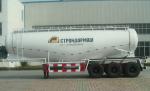 30 to 80CBM Cement Bulker Truck , Cement Tanker Trailer Clean Rust