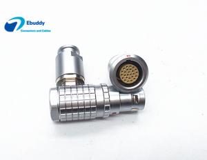 Wholesale 90 Degree Right Angle Lemo Cable Connector FHG 26 Pin Male Plug Brass Configuration from china suppliers