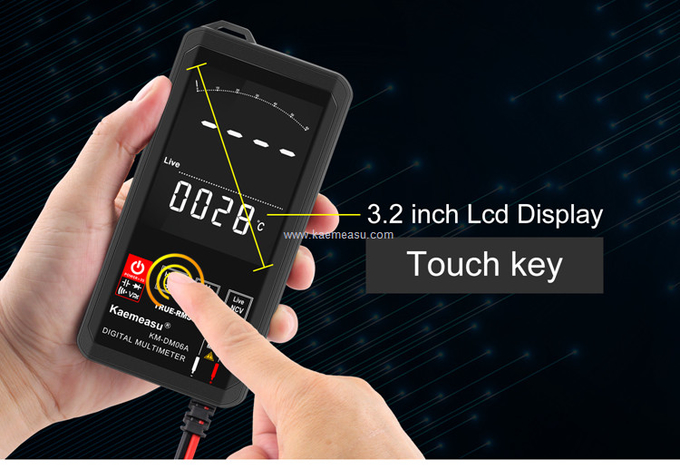 Kaemeasu EBTN Display Touch Screen Digital Multimeter 6000 Counts Multimetro Voltage Detector