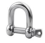 Wear Resistance 304 316 Ss D Shackle Extra Wide Imperial Or Metric Size