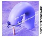 Q235-A carbon steel welded gooseneck ventilator, carbon steel welded round