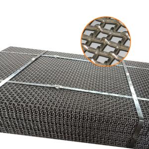 Wholesale Robust Crimped Woven Wire Screen: Industrial-Grade Steel Iron Mesh for Rock Quarries and Excavation Endeavors from china suppliers