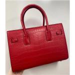 Authentic Crocodile Belly Skin Women Purse OL Lady Working Handbag Genuine