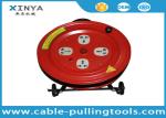 220V or 380V Portable Electric Cable Reel With 30m Cable For Power Construction
