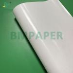 1 Side PE Coated Paper White Kraft Paper 40g + 10g Size 36 X 25 Inches