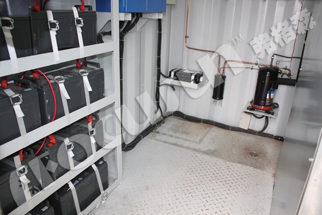 5ton Cooling Capacity Solar Powered Containerized Cold Room for Vegetables Fruits or Fish