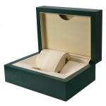 178mm Wrist Watch Accessories Box PU Leather Watch Packaging Box Green