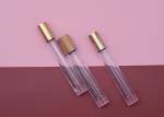 Transparent Cosmetic Glass Bottles Round 10ml Natural Bamboo Roll On Glass