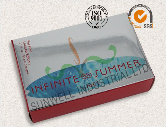 Rectangle Cardboard Paper Packing Boxes , Custom Cosmetic Product Packaging Boxes