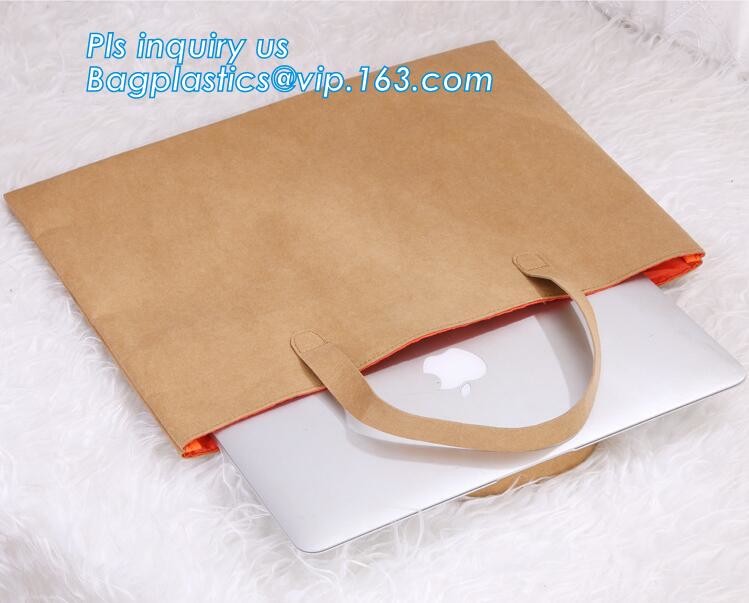 Cheap Lightweight Cheap Brown Custom Made Print Logo Water-proof Tyvek Paper Tote Shopping Bageco reusable promotion gif