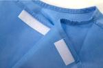 AAMI Level 3 Standard Waterproof Blue Surgical Gown SMS Isolation Gown