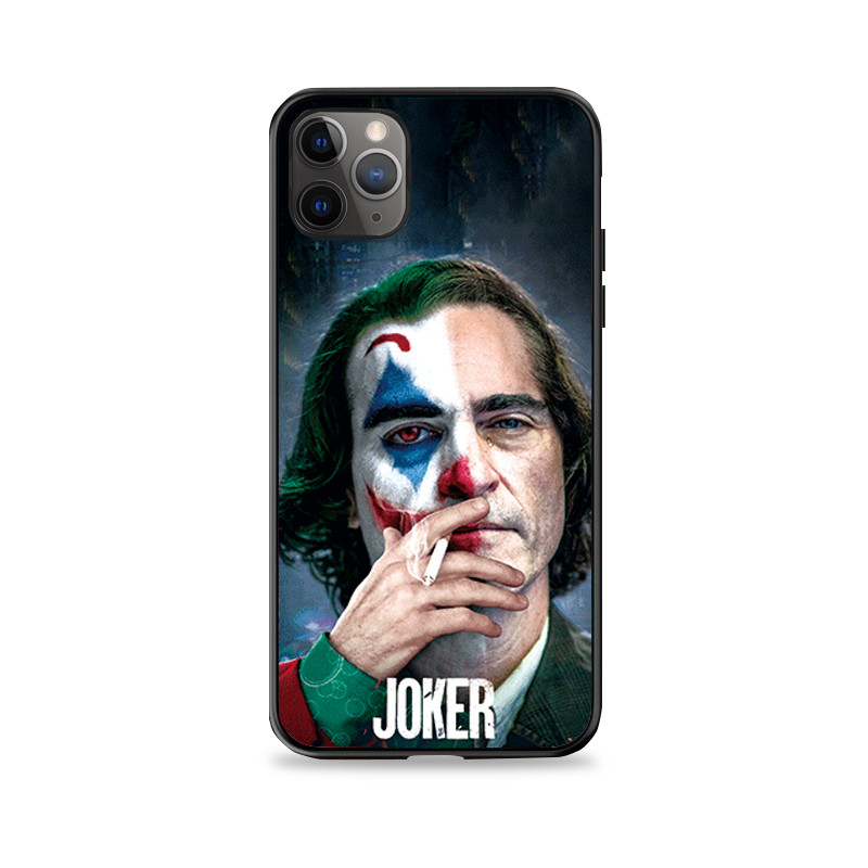 Custom Joker Design Lenticular Phone Case , 3D Silicone Flip Mobile Phone Cases
