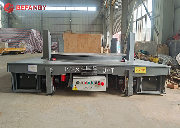 rail transfer 30 ton battery operated cart