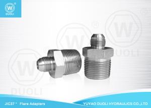 Wholesale Industrial JIC NPT Male Hydraulic Flare Fittings 37° Adapters Carbon Steel Material from china suppliers