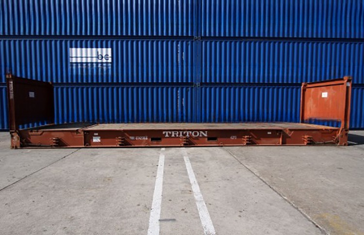 Corten Steel 20ft 40ft Used Flat Rack Containers Second Hand Floor Plywood or Steel
