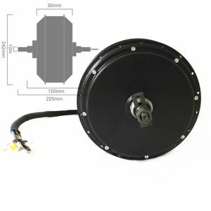Wholesale 50mm Height Electric Bike Kit , 50H magnet 72v 5000w Gearless Ebike Motor from china suppliers