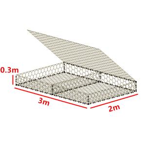 Wholesale 3x1x0.3m Galfan Hexagonal Woven Gabion Baskets from china suppliers