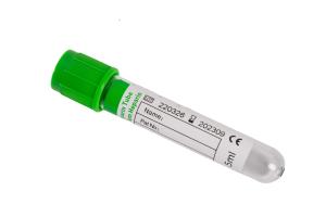 Wholesale 2ml Vacuum Blood Test Tube Green Top Blood Tube For Plasma Collection from china suppliers