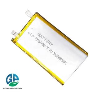 Wholesale High Discharge Rate Battery 30C KC UN38.3 Certified 3.7V 756090 3.7v 5000mah li-ion battery for Digital Products from china suppliers