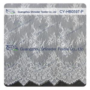 Wholesale Beautiful Flora Bridal Chantilly Lace For Wedding Dress With Nylon Material from china suppliers