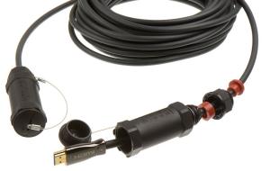 Wholesale Armored HDMI 2.0 AOC fiber optic cable for CCTV surveillance broadcast from china suppliers