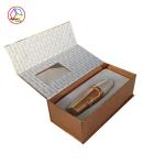 Boutique Makeup Packaging Boxes Gold Color Plastic Insert OEM Service