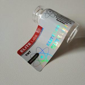 Wholesale Gold Stamped Logo 10ml Pharmacy Glass Vial Labels For Injection Oil from china suppliers