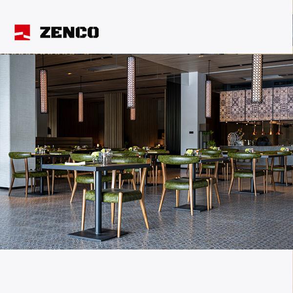 Modern Style Hotel Restaurant Furniture Set Made Of Solid Wood And High End