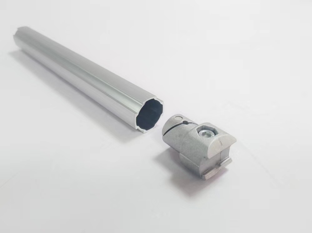 AL-1-S Aluminum Pipe Joints Multi Connector Inner Type S Multi Angle Slivery Sandblasting