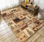 North European Ancient Crystal Velvet Floor Carpets For Hotel And Living Room