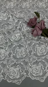 Wholesale Metallic Sequin Embroidered Chantilly Fabric Lace Fabric New Fashion for Garments Gowns from china suppliers