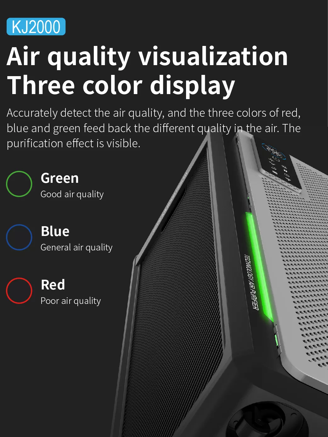 2022 Top Rated High CADR Wall Mounted Medical Commercial Office Home H13 H14 HEPA Filter Air Purifier