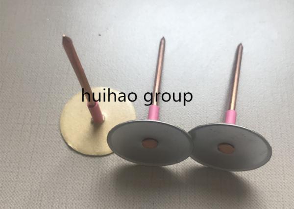 HVAC System Parts Speed Beveled Cupped Head Steel Pins, Cupped Head Weld Pins