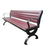 Street Garden Park 1500mm WPC Wood Cast Iron Bench