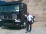 Semi Trailer Tractor Truck Powerful Engine , Semi Truck Mover HF 7 Axle