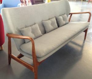 Wholesale America style home upholstered 3 seat lounge chaise sofa furniture from china suppliers