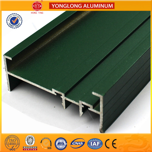 Powder Coating Aluminum Alloy Profiles RAL Colors Highly Glossy