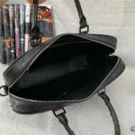 Authentic Exotic Ostrich Skin Businessmen Briefcase Large Shoulder Bag Genuine