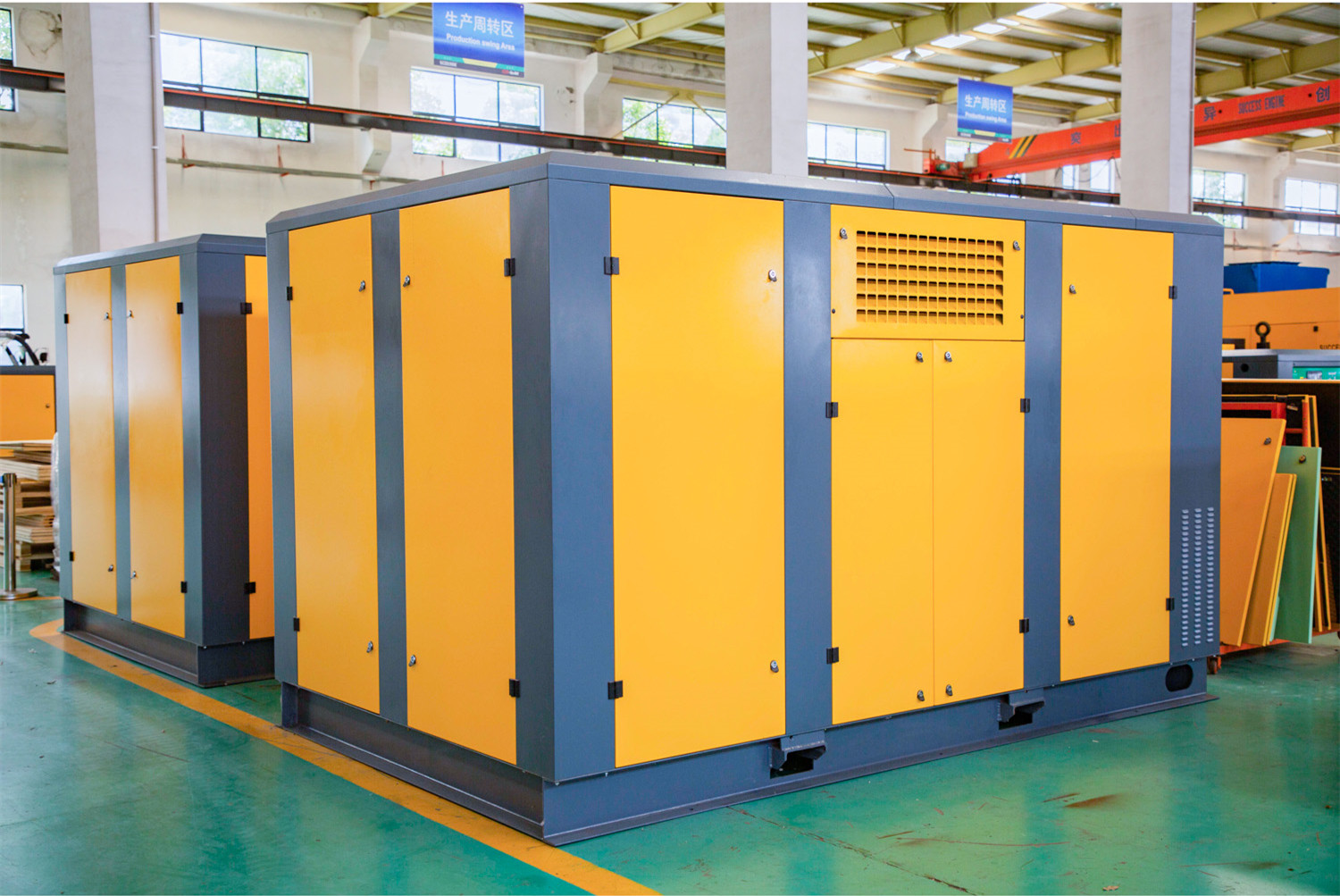 ISO Hydropower 180HP Petrol High Pressure Screw Air Compressor
