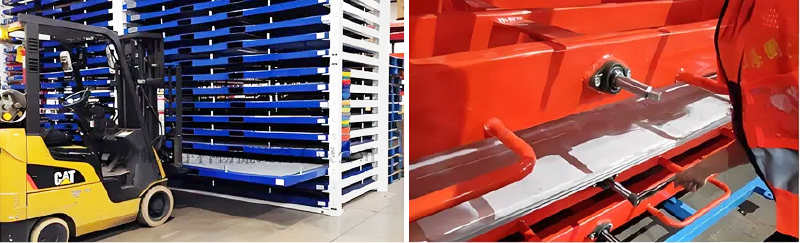 Sheet Metal Storage Rack