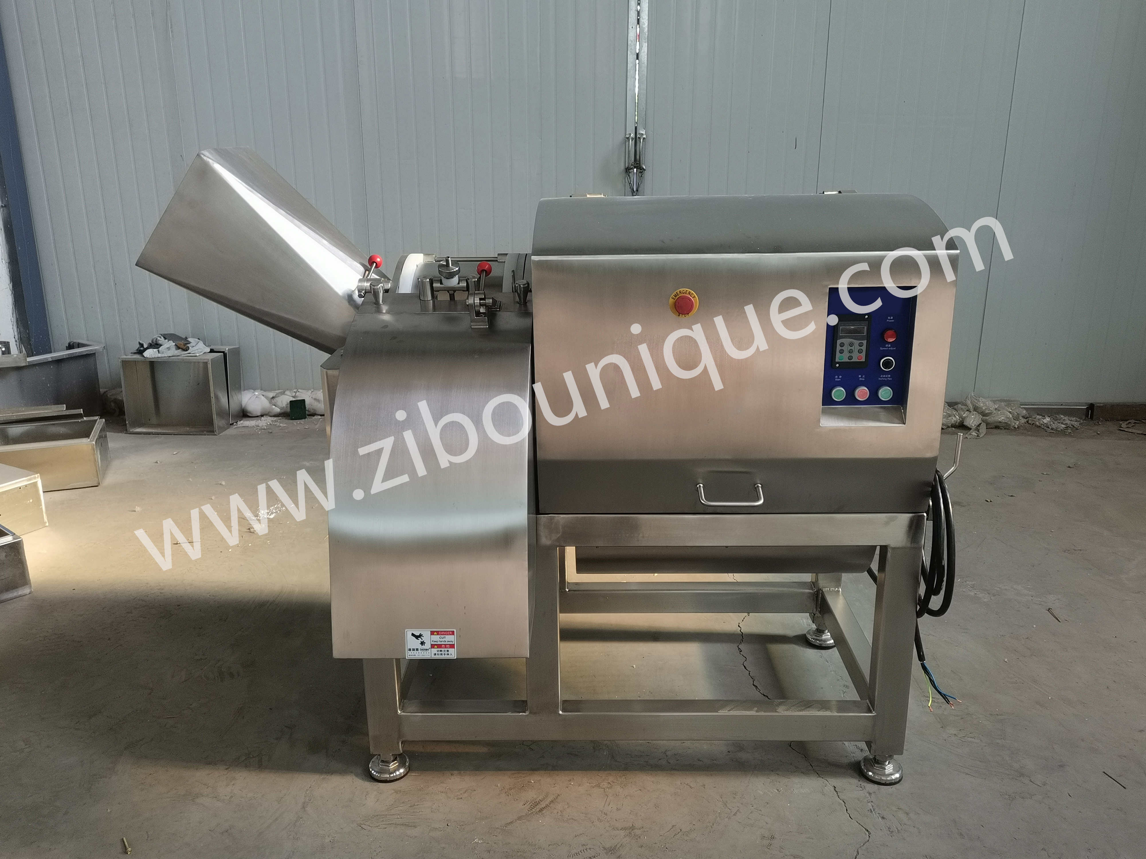 1775*1030*1380 mm Frozen Meat Beef Dicing Cube Cutting Machine