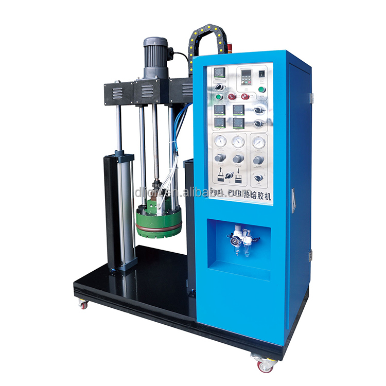 2l Hot Melt Glue Spray Machine , Pid Temperature Controlled Pur Glue Machine